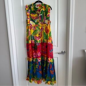 FARM Rio Multicolor Tropical Maxi Dress